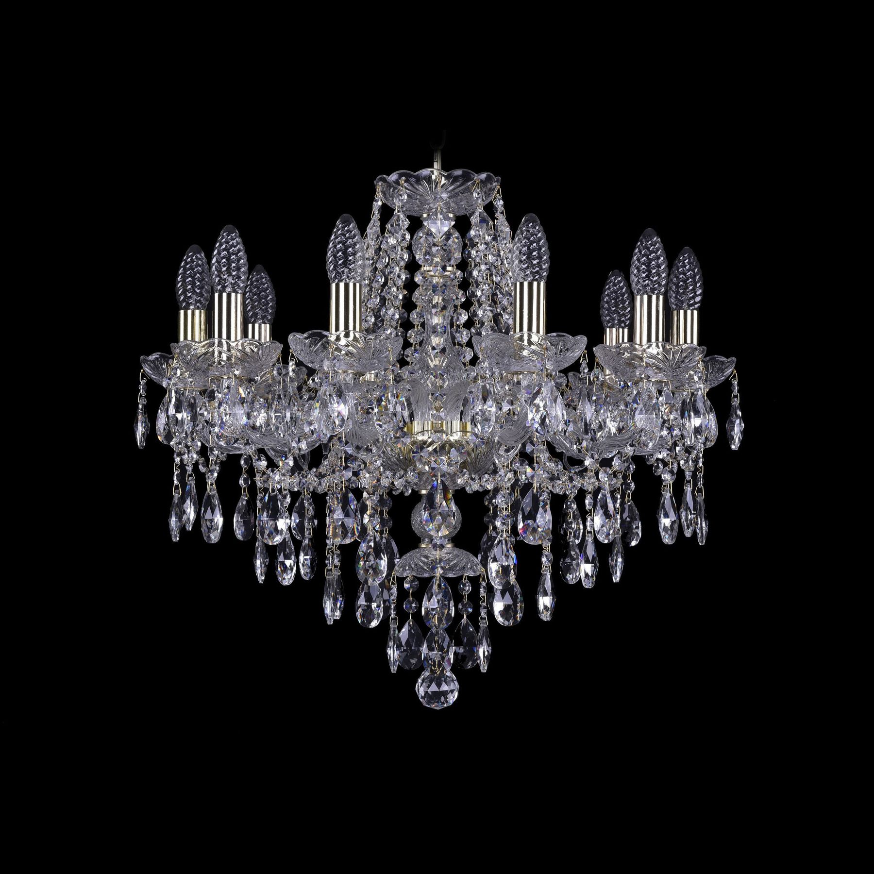фото Хрустальная люстра 1415/10/200 g bohemia ivele crystal
