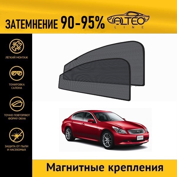 

Автошторки ALTEO на Nissan Skyline 12 (V36) (2006-2009) седан