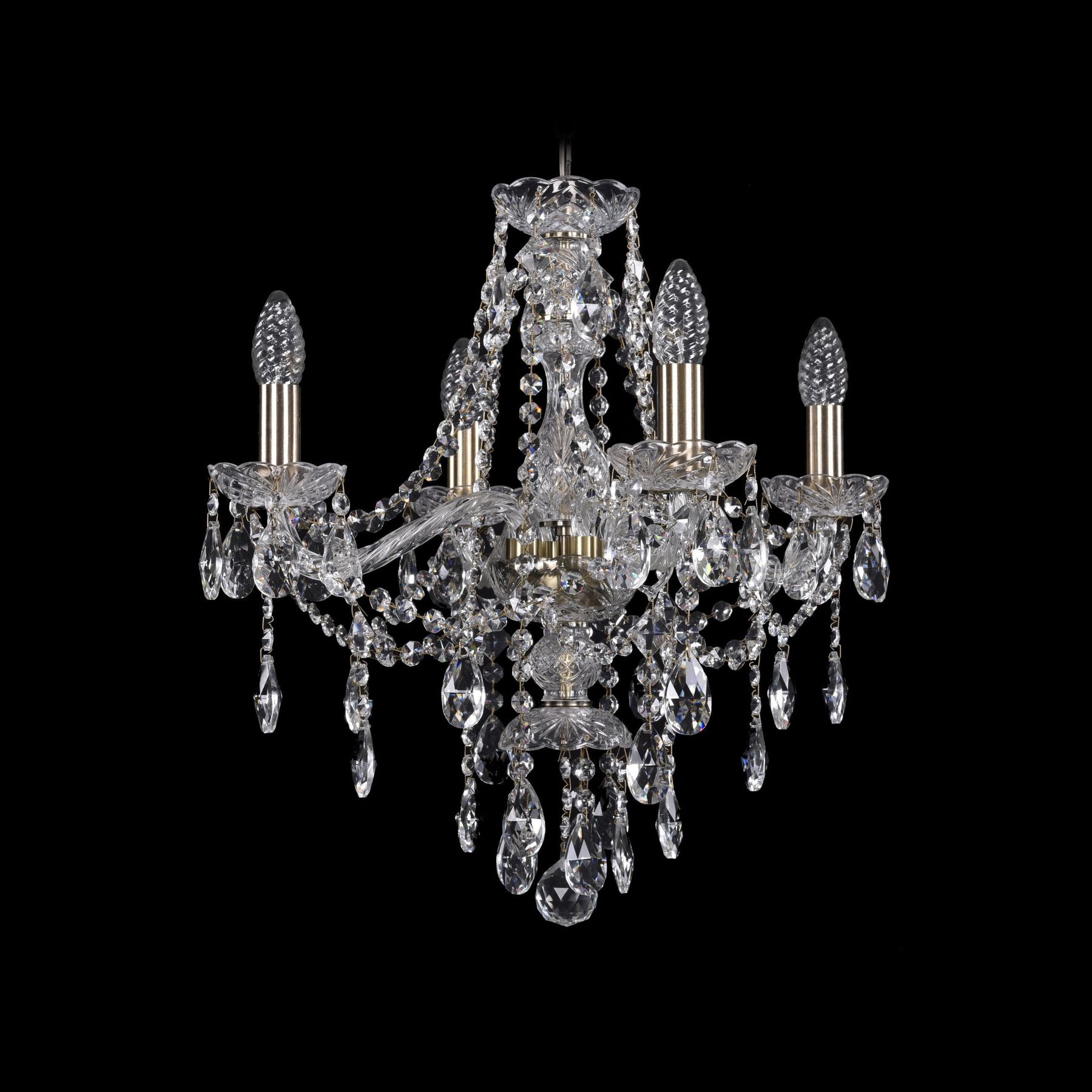 

Хрустальная люстра 1415/4/165 Pa Bohemia Ivele Crystal, 1415/4/165 Pa
