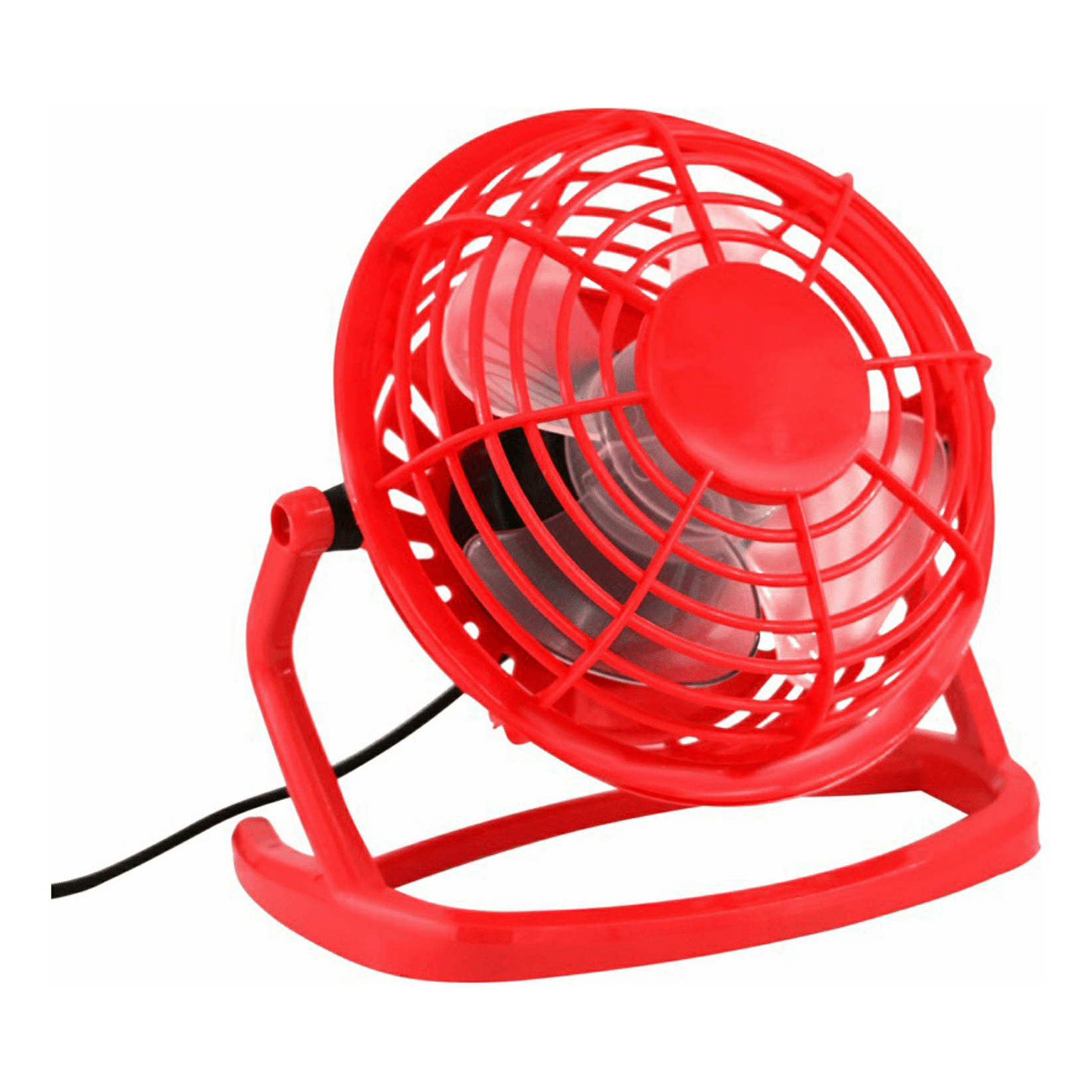 Вентилятор ручной; настольный Home Club WJW-005 красный; черный