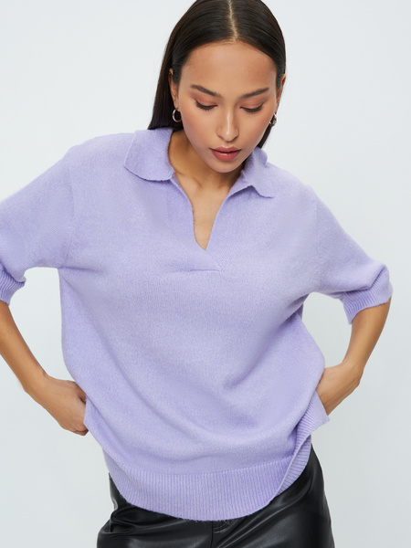 

Пуловер женский ZARINA 3122534834 фиолетовый S, 3122534834