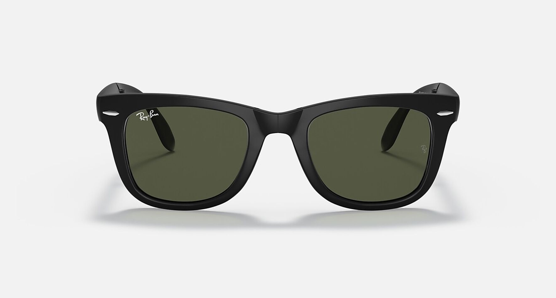 Солнцезащитные очки унисекс Ray-Ban RB4105 черные/зеленые