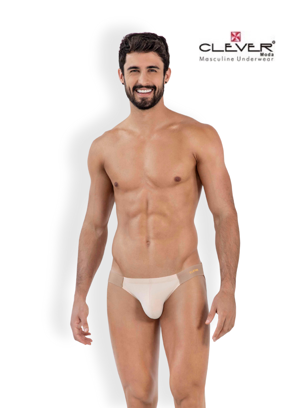 

Трусы мужские Clever Masculine Underwear 1631 бежевые S, Бежевый, 1631