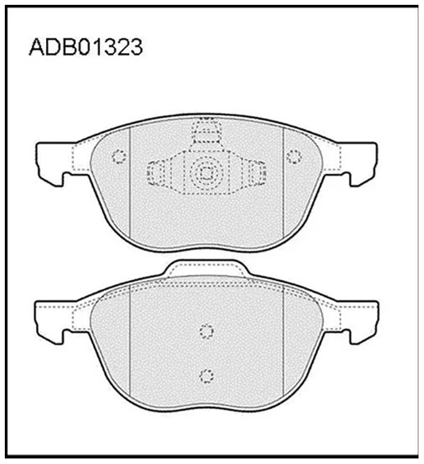 

Тормозные кололки ALLIED NIPPON передние дисковые ADB01323