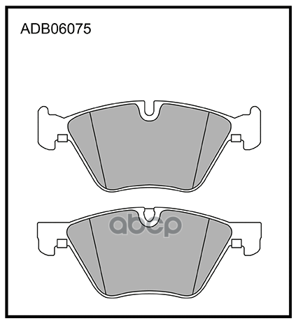 

Тормозные кололки ALLIED NIPPON передние дисковые ADB06075