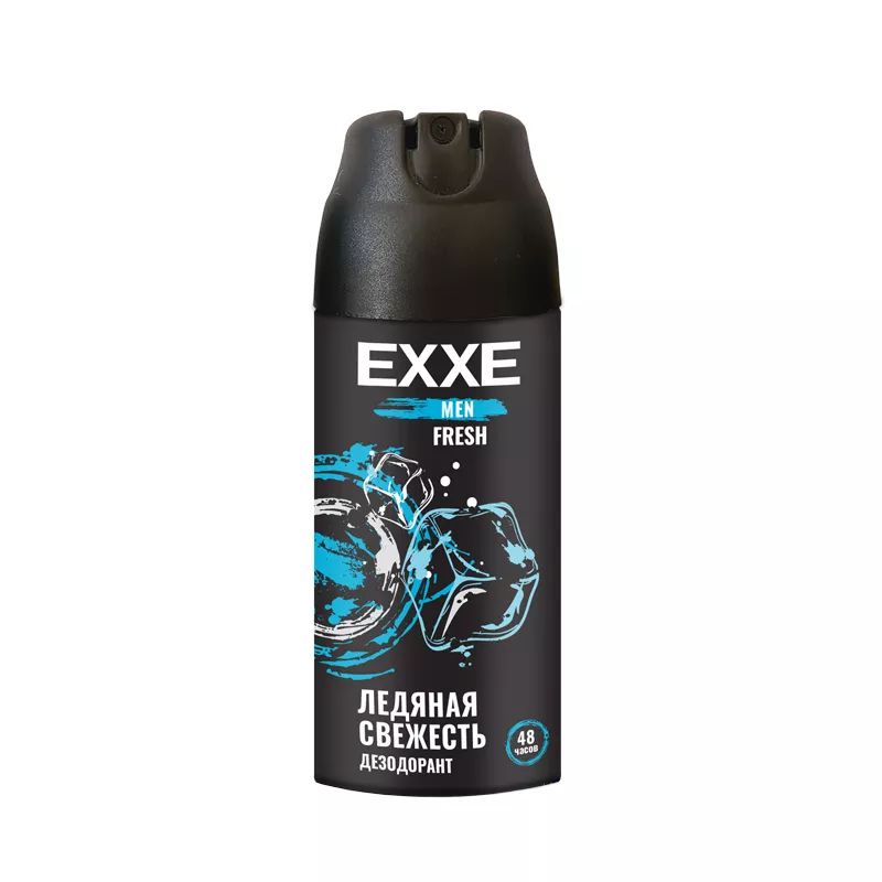 Дезодорант мужской EXXE men fresh, 150 мл дезодорант стик мужской fresh и dry axe ice chill 48ч iced mint и lemon scent 76 г
