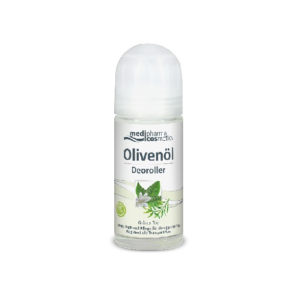 Дезодорант Medipharma Cosmetics Olivenol Зеленый чай, ролик 50 мл medipharma cosmetics olivenol крем для лица интенсив роза дневной легкий lsf 20 50