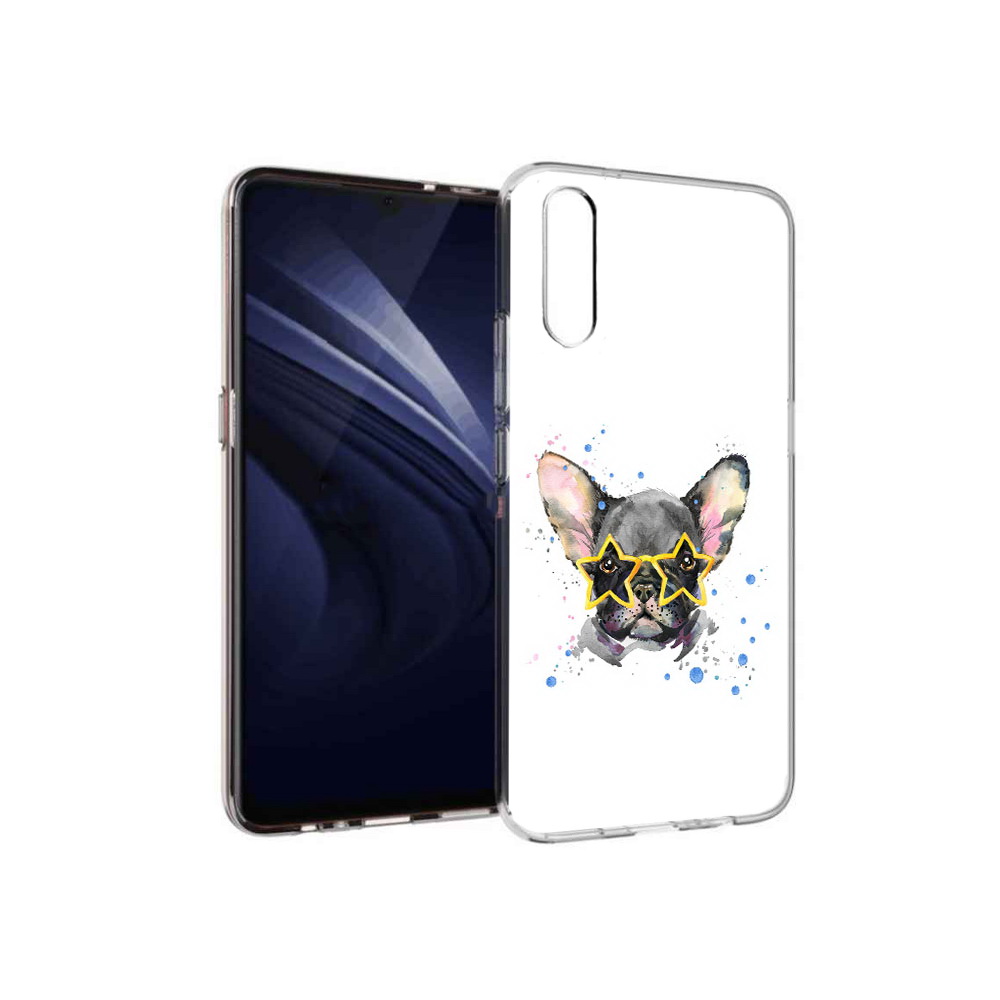 

Чехол MyPads Tocco для Vivo V17 Neo буля в очках (PT226959.388.252), Прозрачный, Tocco