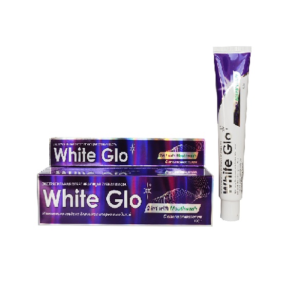 

Зубная паста White Glo Отбеливающая с эффектом ополаскивания 2в1 100г