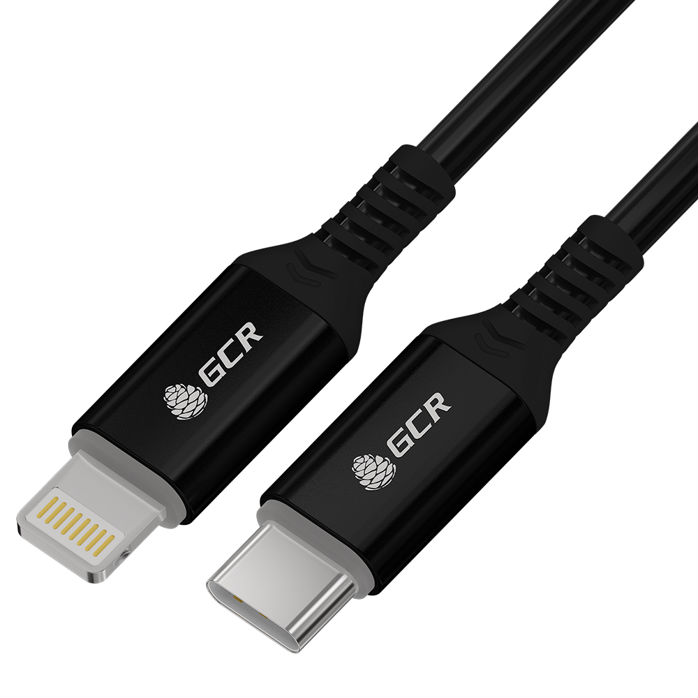 фото Кабель lightning - usb type-c gcr gcr-ippd5 0.25 м черный