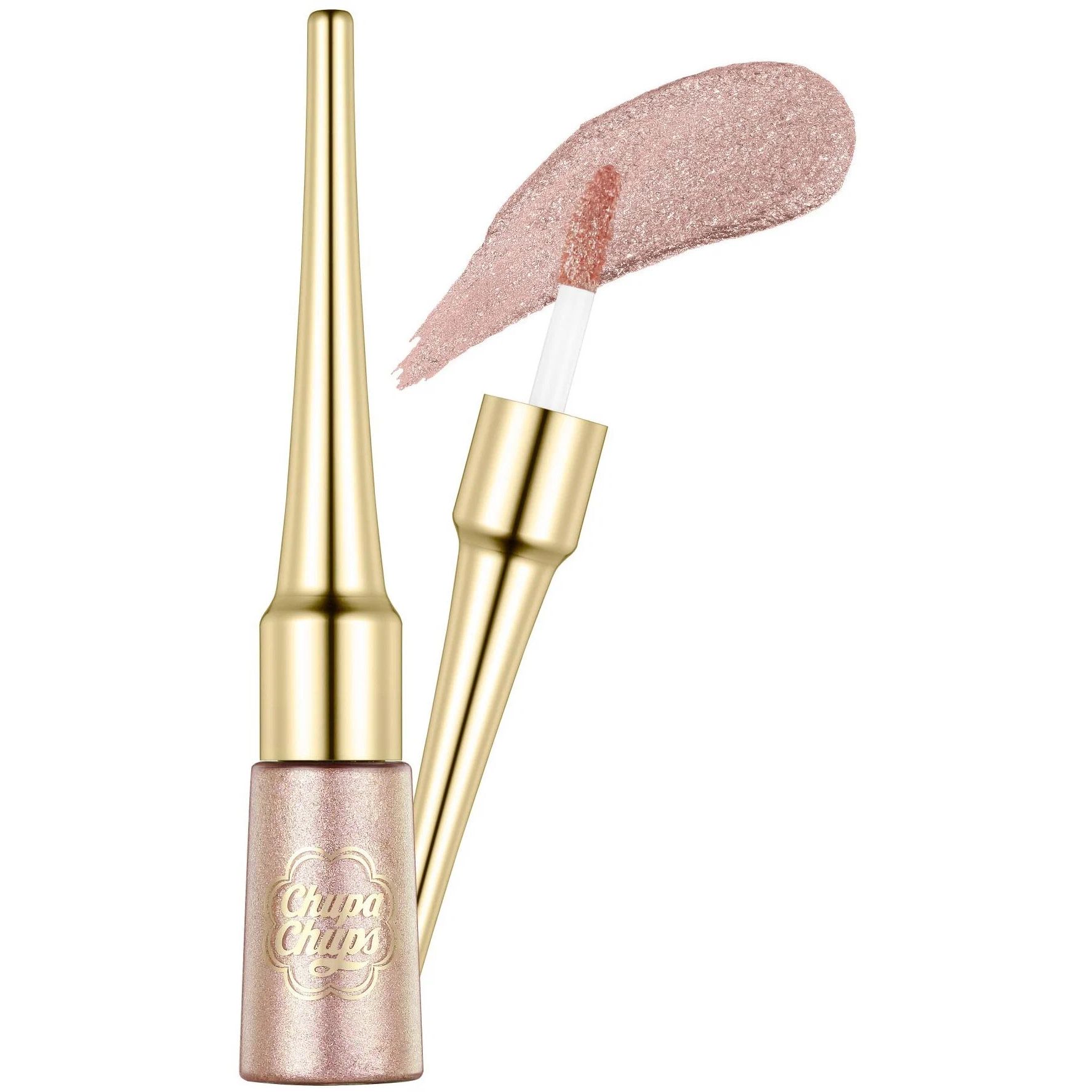 Жидкие блестки для глаз Chupa Chups в оттенке Rose Gold 4.5 г