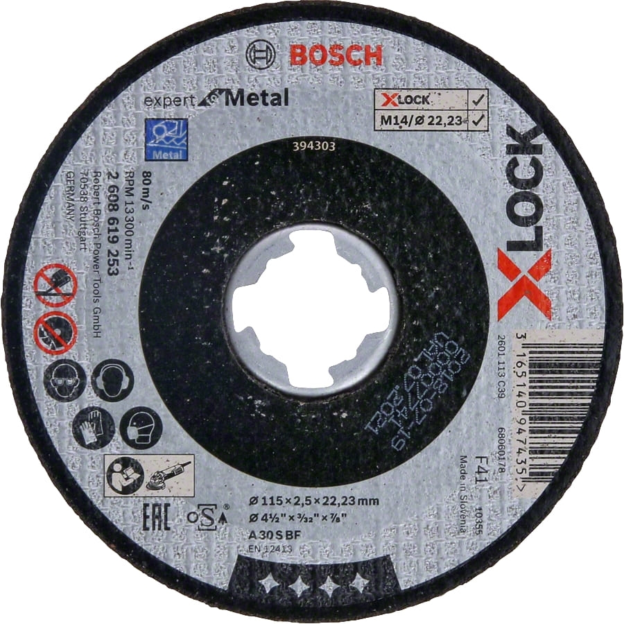 

Диск отрезной абразивный Bosch 2.608.619.253, Expert for Metal (2.608.619.253)