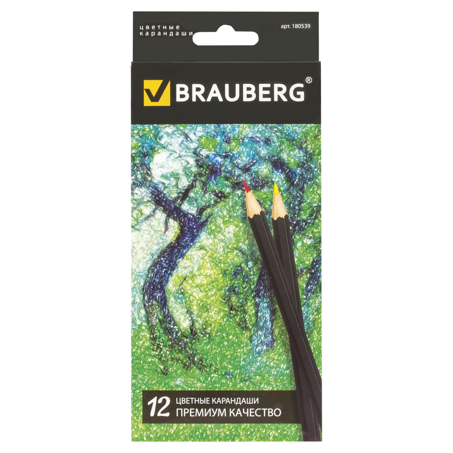 

Карандаши цветные Brauberg Artist line, 12 цветов, Голубой;желтый;зеленый;коричневый;красный;оранжевый;розовый;серый;синий;фиолетовый;черный