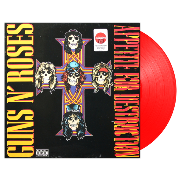 фото Guns n' roses appetite for destruction (coloured vinyl)(lp) geffen records