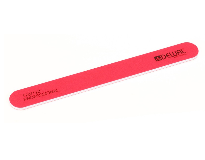 

Пилка Dewal Neon прямая, розовая, 120/120, Розовый