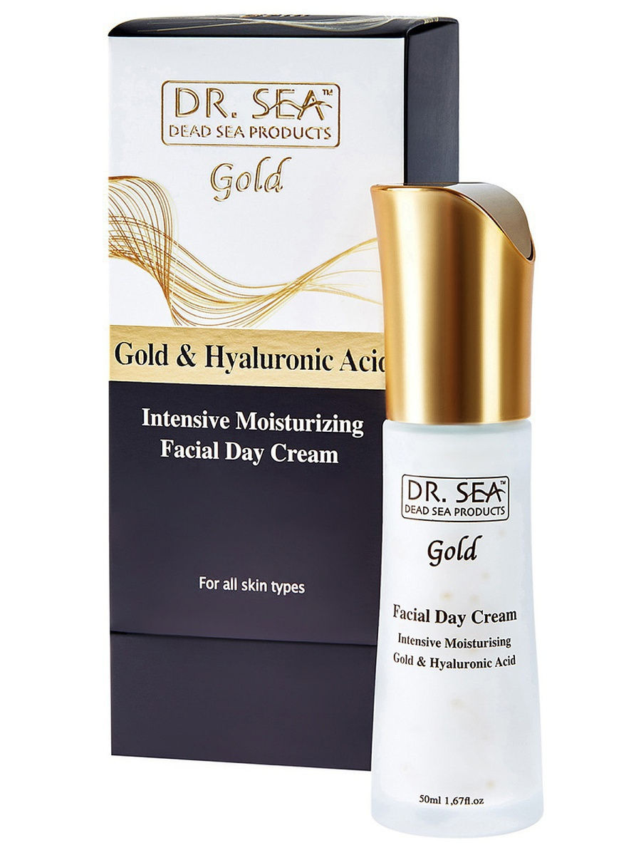

Дневной крем Dr.Sea, Gold & Hyaluronic Acid, 50 мл