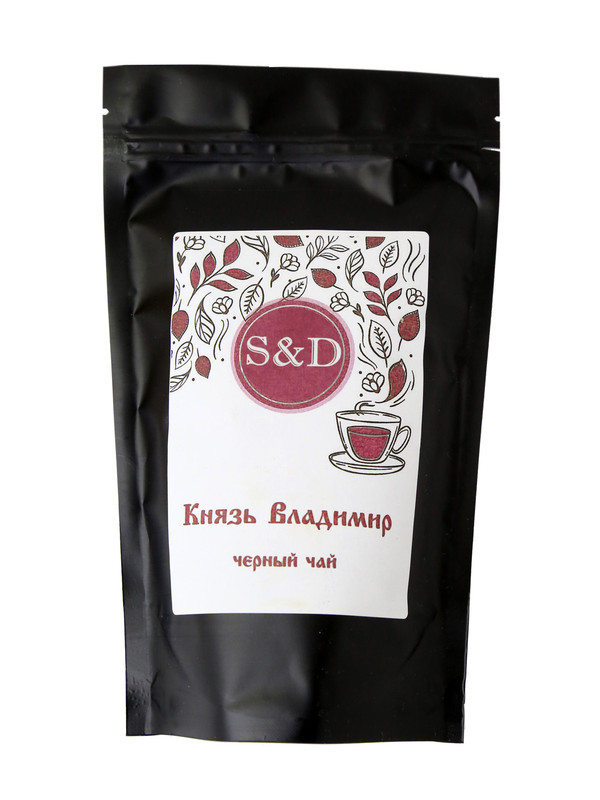 

Чай "S&D Чай" Князь Владимир черный крупнолистовой цейлонский и индийский с ягодами, 100гр, ЧДКВ002