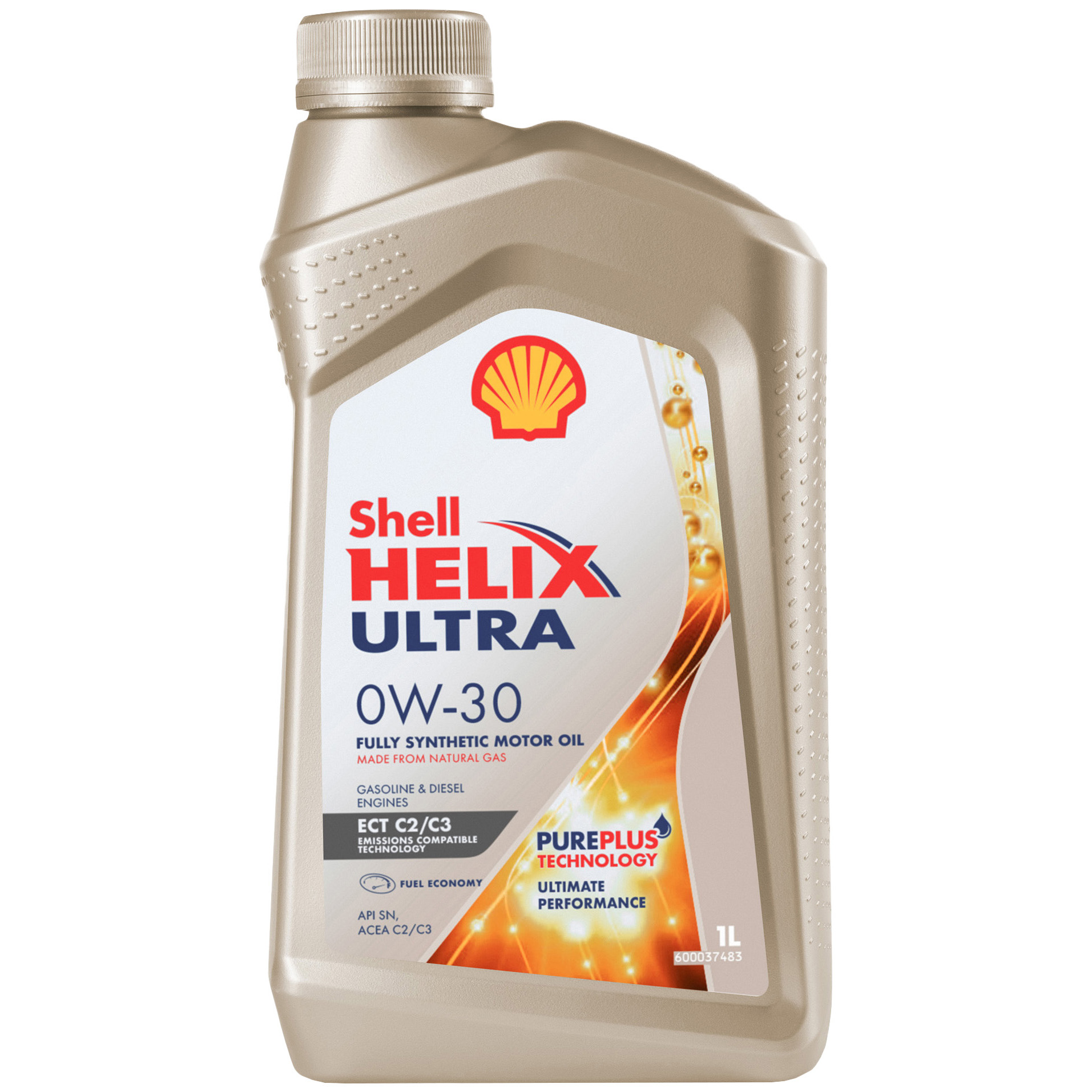 фото Масло shell моторное 0w30 helix ultra ect с2/с3 1л