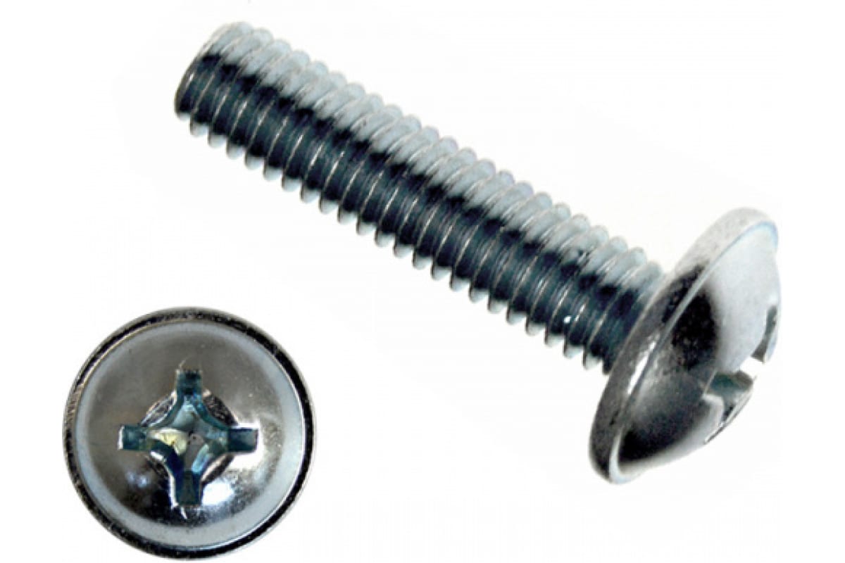 Винт с прессшайбой КРЕП-КОМП шлиц KOMBI DIN 967, 6х35, 20 шт. вм635мф