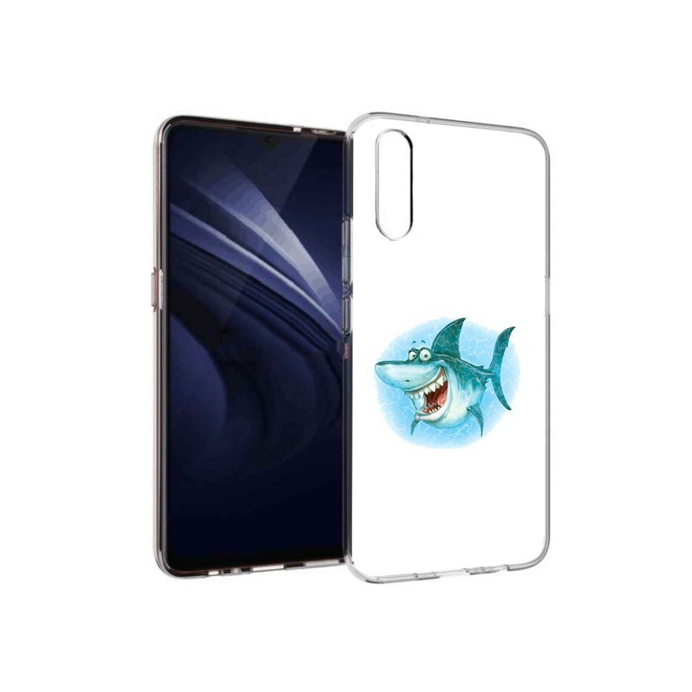 

Чехол MyPads Tocco для Vivo V17 Neo веселая акула (PT226959.388.261), Прозрачный, Tocco
