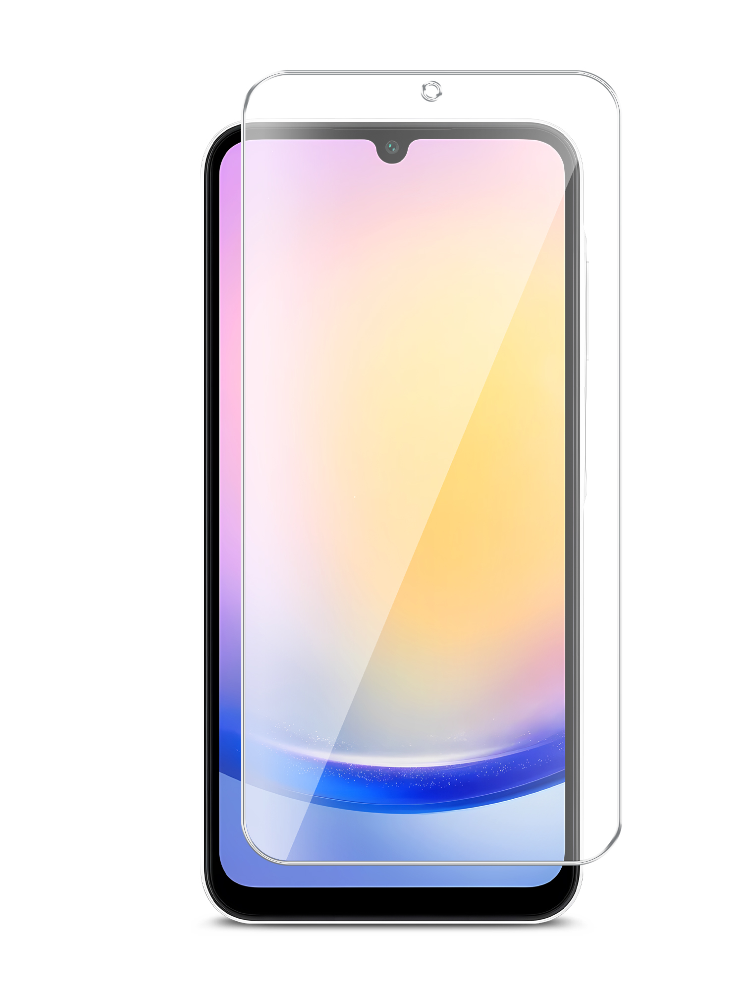 

Защитное стекло для Samsung Galaxy A25 гибридное прозрачное, Samsung Galaxy A25