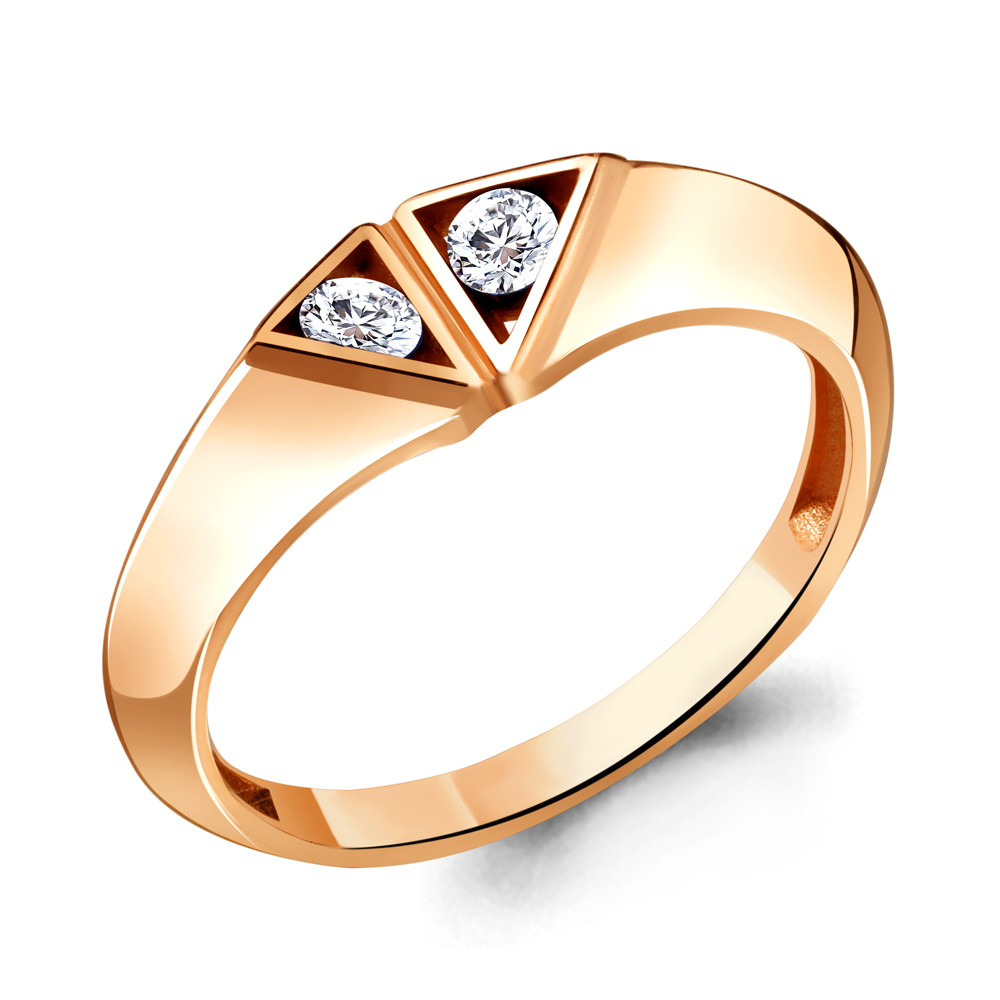 

Кольцо из серебра с фианитом р.  Aquamarine 68829А_925_з, 68829А_925_з