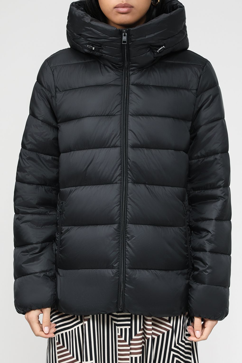 

Куртка женская Esprit Casual 993EE1G312 черная M, Черный, 993EE1G312