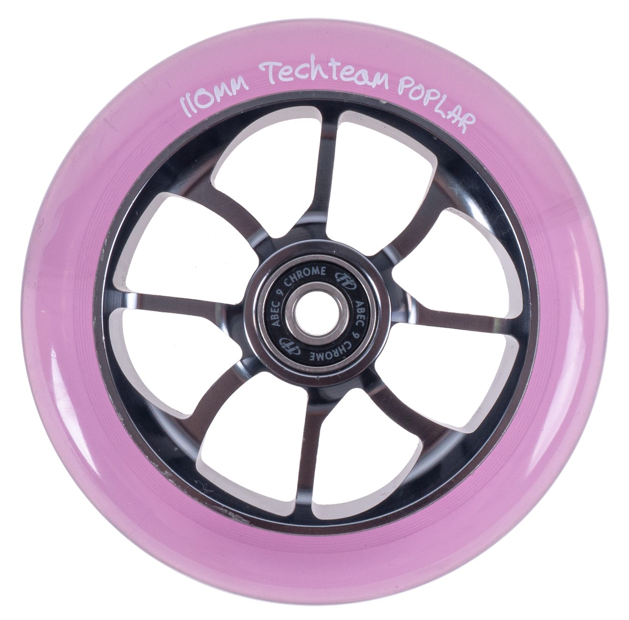 Колесо для самоката Tech Team X-Treme 110*24 мм PO, transparent purple (violet)