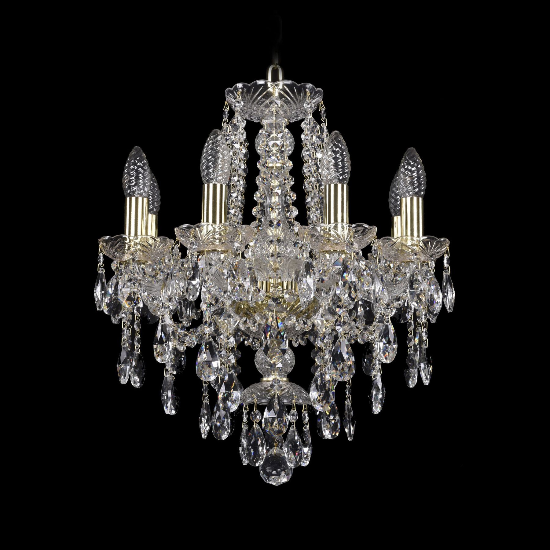 фото Хрустальная люстра 1415/8/141 g bohemia ivele crystal