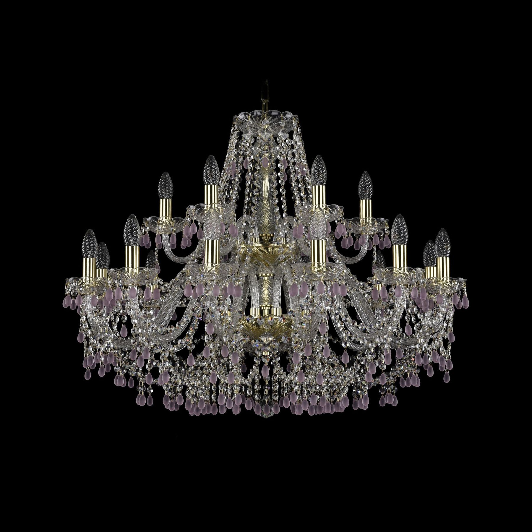 фото Хрустальная люстра 1410/10+5/300/2d g v7010 bohemia ivele crystal