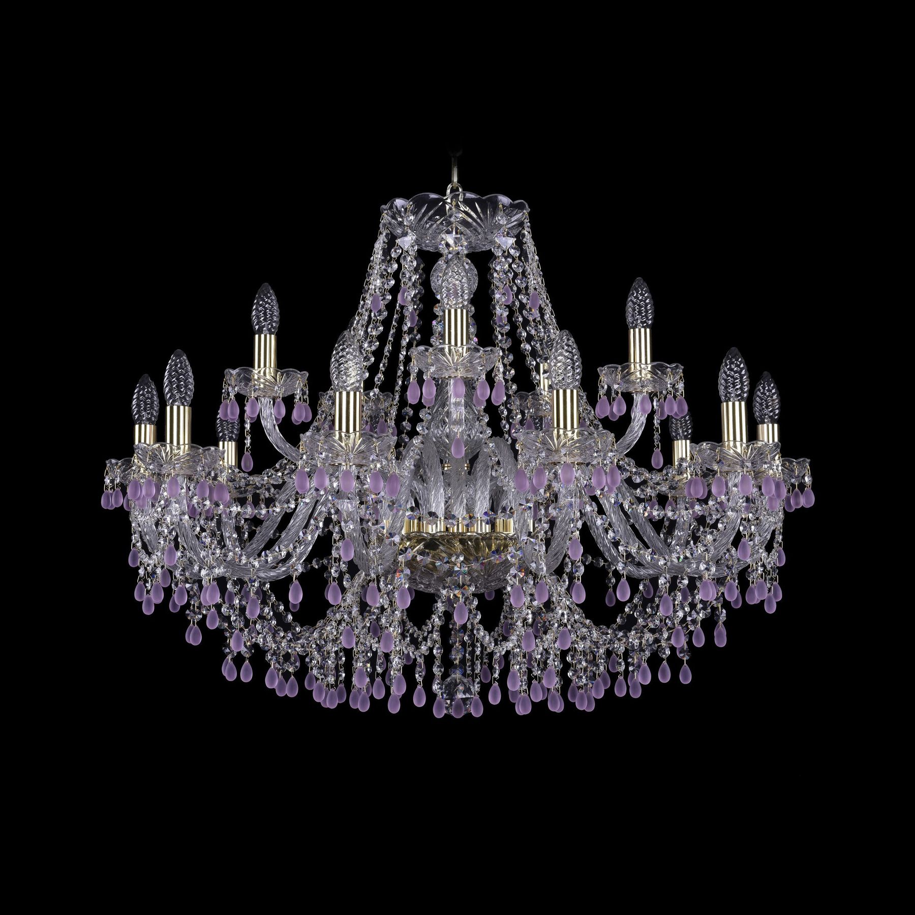 фото Хрустальная люстра 1410/10+5/300 g v7010 bohemia ivele crystal