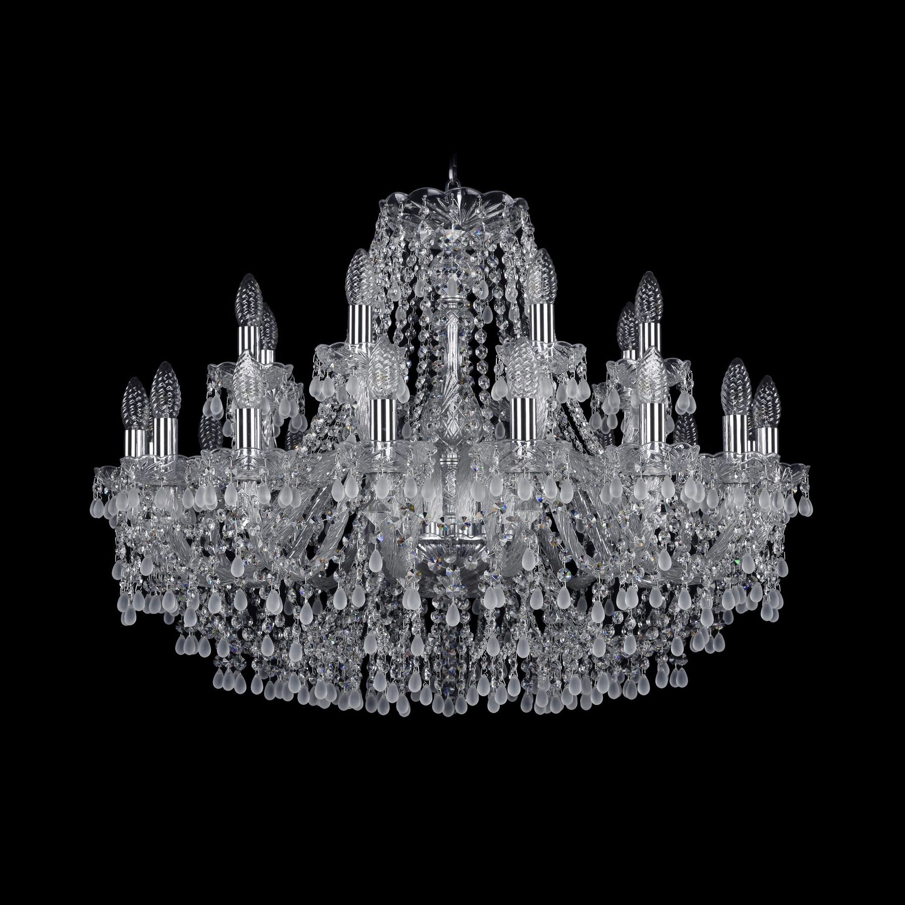

Хрустальная люстра 1410/16+8/300 Ni V0300 Bohemia Ivele Crystal, 1410/16+8/300 Ni V0300