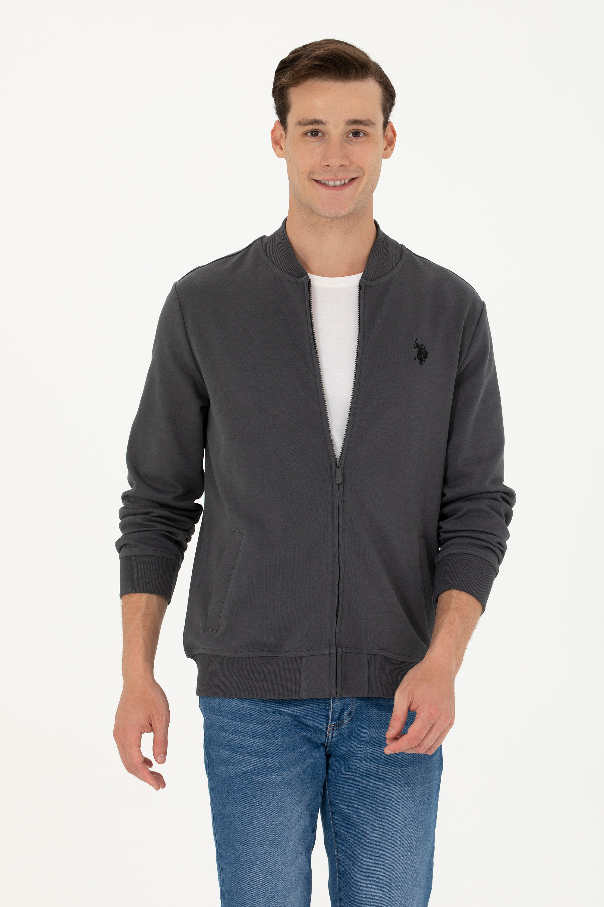 

Толстовка мужская US Polo G081SZ0820ERIC-E серая M, Серый, G081SZ0820ERIC-E