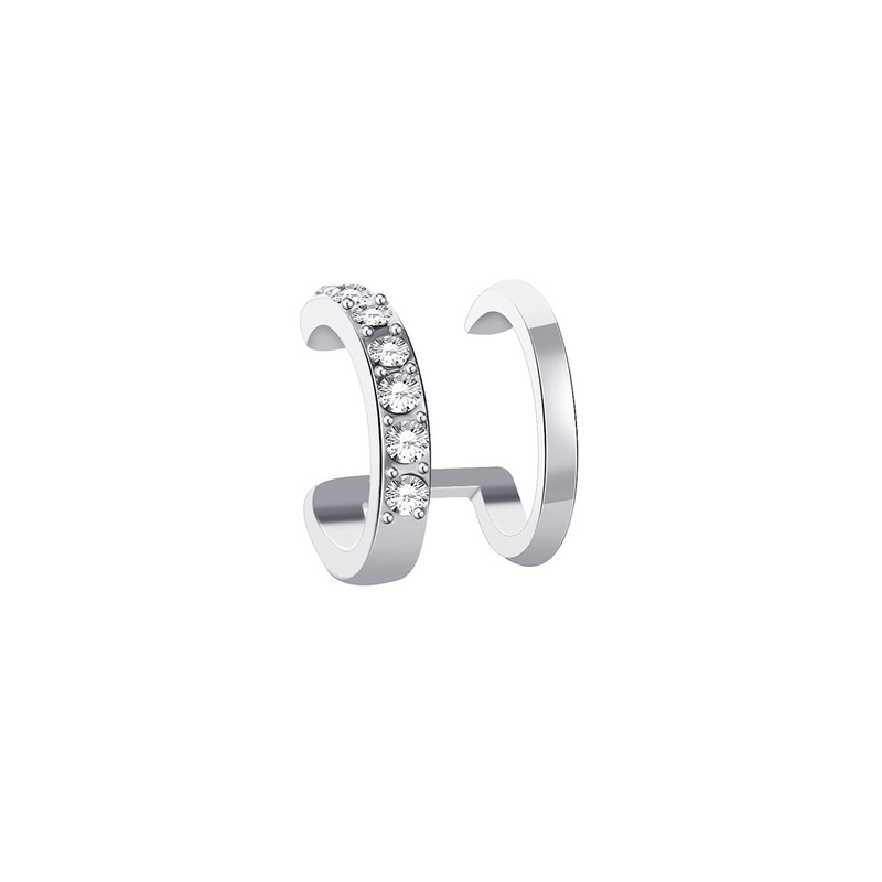 

Моносерьга из бижутерного сплава DESIGNER JEWERLY полукольца, полукольца