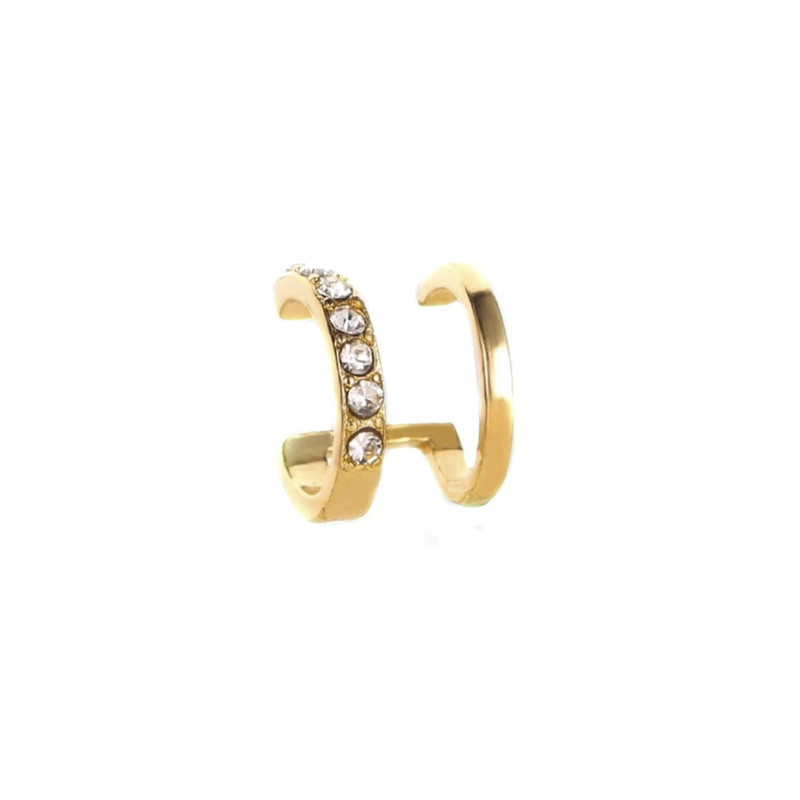 

Моносерьга из бижутерного сплава DESIGNER JEWERLY полукольца, полукольца