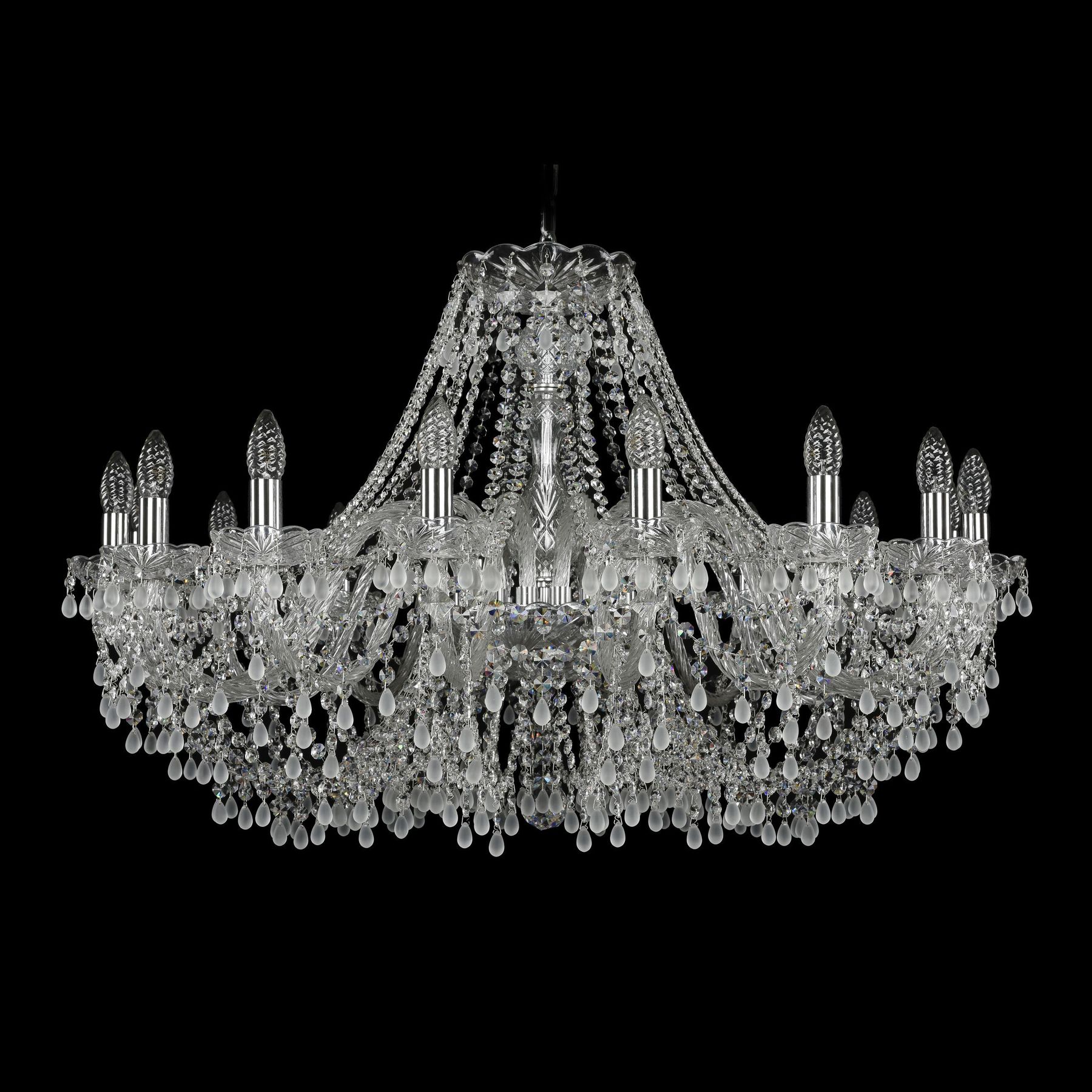фото Хрустальная люстра 1410/16/360 ni v0300 bohemia ivele crystal