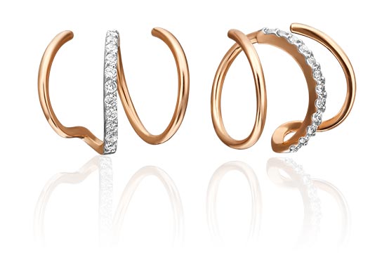

Серьги из красного золота с фианитом PLATINA jewelry 02-4481-00-401-1110-23, 02-4481-00-401-1110-23