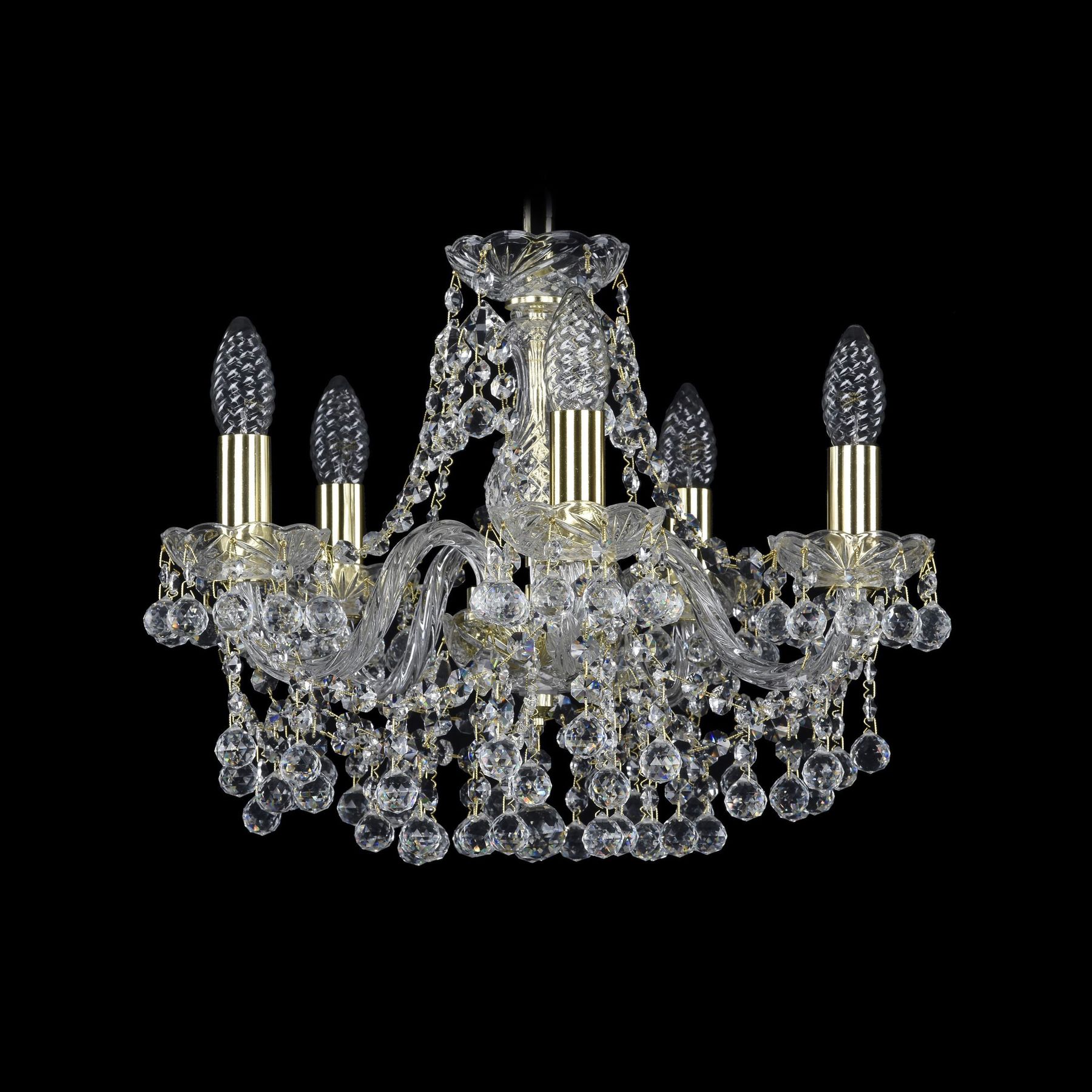 фото Хрустальная люстра 1409/5/141 g bohemia ivele crystal