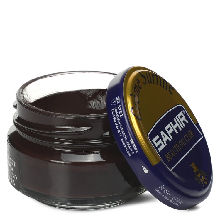 

Крем для обуви унисекс Saphir SURFINE коричневый, SURFINE