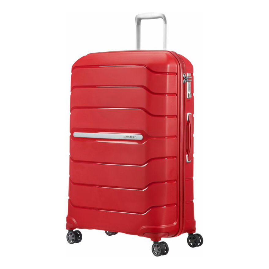 фото Чемодан женский samsonite красный, р. l+