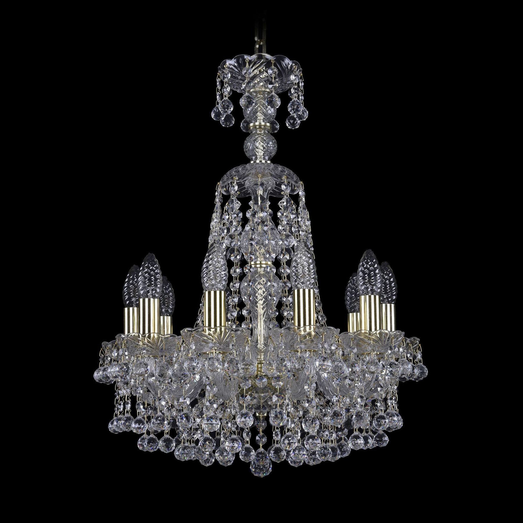 фото Хрустальная люстра 1409/10/141/xl-59 g bohemia ivele crystal