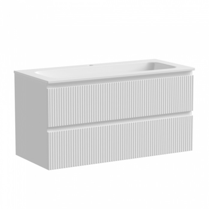 

Тумба с раковиной Sancos Snob T 100 см Bianco SNT100W + CN7013, Белый, Sancos Snob