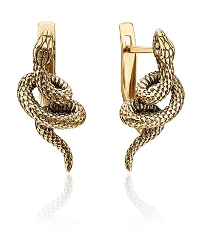 

Серьги из желтого золота PLATINA jewelry 02-4536-00-000-1130-42, 02-4536-00-000-1130-42