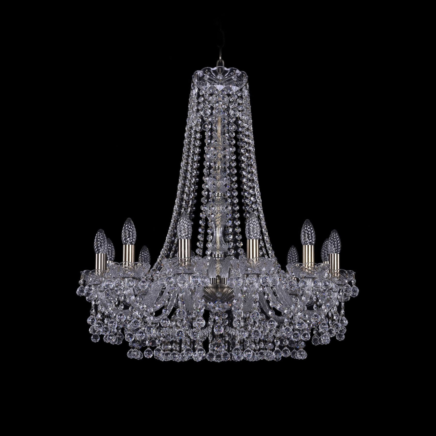 фото Хрустальная люстра 1409/12/240/h-76 pa bohemia ivele crystal