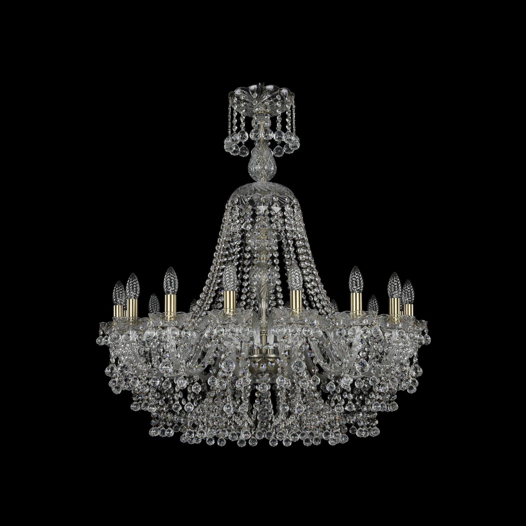 фото Хрустальная люстра 1409/16/300/xl-96 pa bohemia ivele crystal