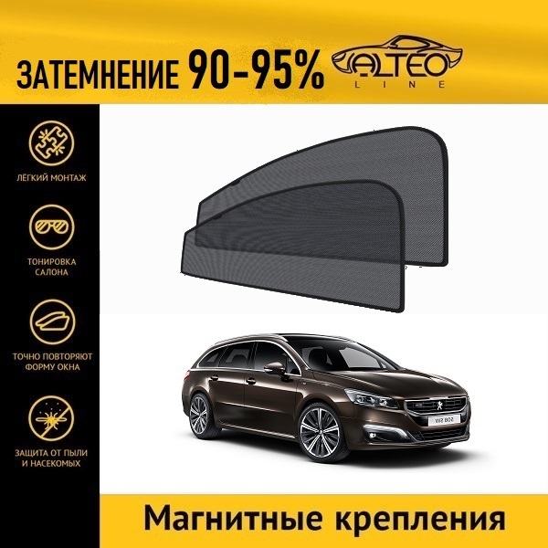 

Автошторки ALTEO на Peugeot 508, 1рестайлинг (2014-2018) универсал