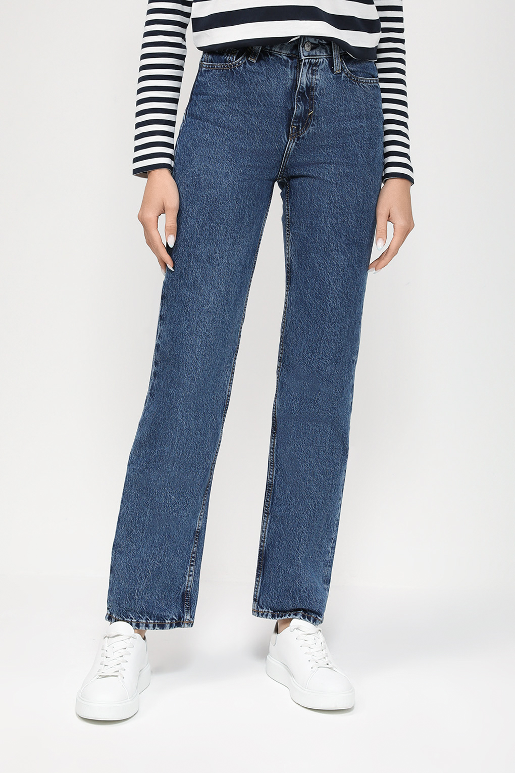 

Джинсы женские Esprit Casual 993EE1B387 синие 32, Синий, 993EE1B387