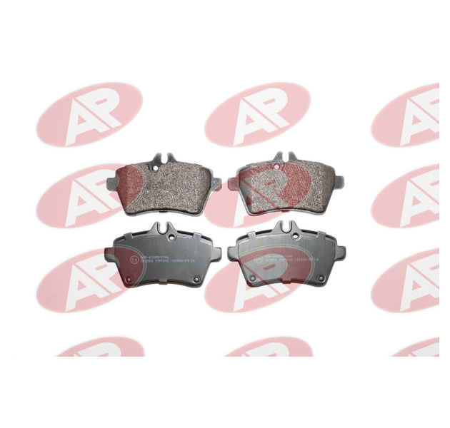 

Колодки тормозные дисковые передн MERCEDES-BENZ: A-CLASS 04-, B-CLASS 05- AP 05P1242