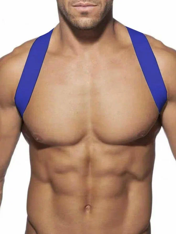 

Мужская портупея PUMP! PU5501, синяя, р-р S-XXL, Синий, PU5501