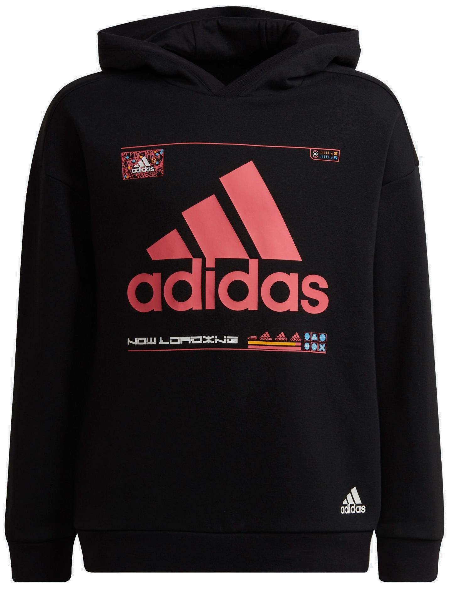 фото Худи детское adidas u arkd3 черный/красный р.152